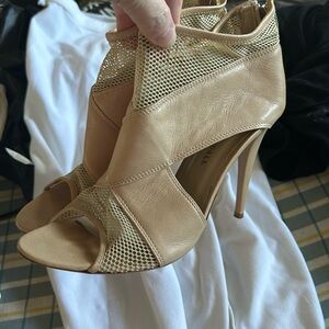 Loeffler Randall netted heels that are gently worn size 10 1/2.